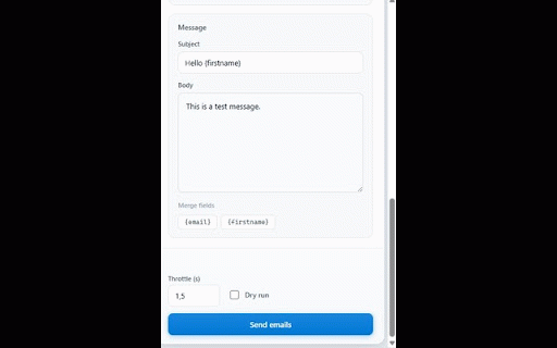 Outlook Bulk Mail Merge :: Send personalized bulk emails from Excel/CSV using your Outlook account.