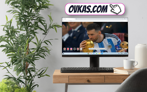 Lionel Messi: The World Cup Kiss Live Wallpaper :: Relive the legendary World Cup victory moment as Lionel Messi celebrates with the trophy in this iconic new tab.