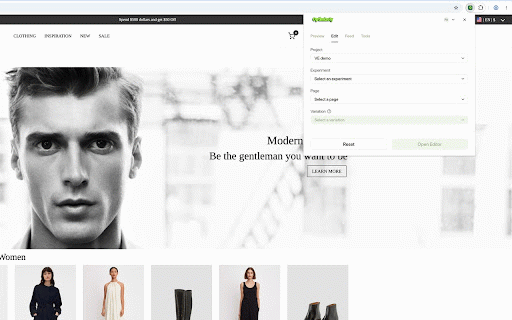 Optimizely Web Companion :: Get into your Optimizely Web Experimentation experiments faster.
