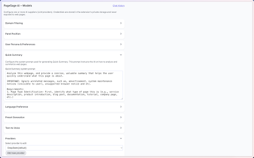 PageSage AI Reader :: AI-powered page reader that understands the main content and answers your questions like summarization.