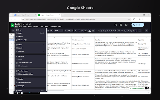 Google Docs Dark Mode 2025 :: Turns Google Docs dark without changing your file. Made in hours so my eyes stop bleeding from bright docs