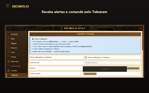 Decimvs.io - Gladiatus Bot & Helper :: Seu escudeiro digital: automatize a glória no Gladiatus enquanto você descansa na villa. ⚔️