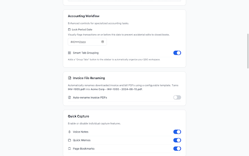 XeroBoost: Shortcuts for Xero :: Work faster in Xero. Keyboard shortcuts, Cmd+K search, client switcher, invoice rename & quick-capture notes for accountants.