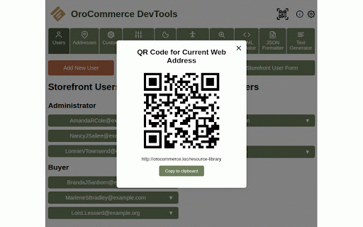 OroCommerce DevTools :: The ultimate toolkit for OroCommerce developers and QA: Smart Form Filler, A11y & SEO Inspectors, HTML Validator, and more.