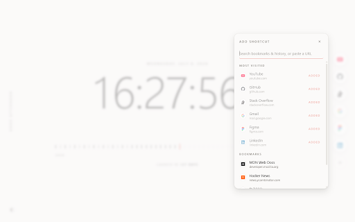 New Tab :: Helps to focus on your productivity without distraction.