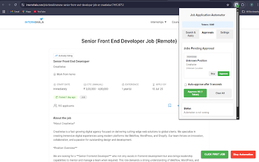 Job Genie :: Automate job applications across multiple platforms