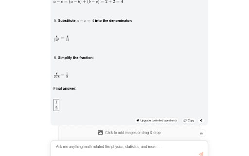 MathGPT - Math Solver & AI Tutor :: Open MathGPT in a side panel.