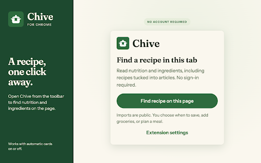 Chive: Recipes & Nutrition :: See recipe nutrition, read recipes from articles, and save, shop, or plan meals with Chive.