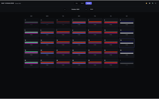 Day Visualizer :: Visualize your schedule with Day/Week/Month views, recurring tasks, notifications, and a beautiful 24h circular dial.