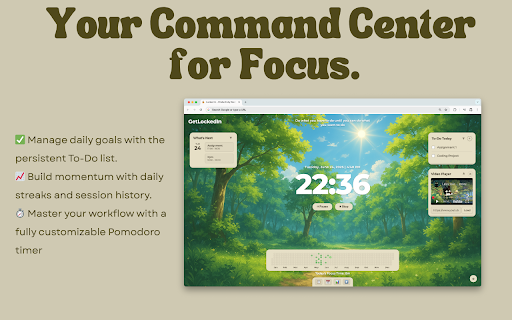 GetLockedIn - Productivity Dashboard :: AI-powered productivity dashboard with smart stop validation, Pomodoro timer, to-do list, and advanced focus tools.