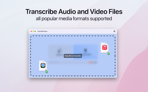 QuickWhisper :: Fast and accurate transcriptions on Mac