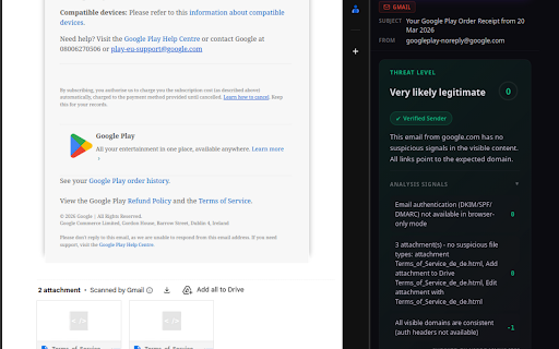 nicodAImus iris :: Privacy-first email phishing detection. Scores emails 0-10 for phishing risk, entirely in your browser.