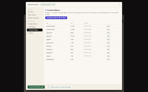Fullsy - Full Page Screen Capture :: Full-page screenshots with free annotation, scroll video, searchable PDF, and verifiable Capture Records with local history.