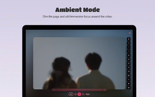 VidBar — Video Toolbar :: Add speed, volume, PiP, filters, bookmarks, captions, and playback tools to supported web videos.