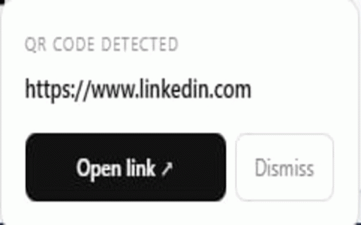 QR Code Scanner :: Set a shortcut to capture a QR code on screen, or paste a screenshot into the popup.