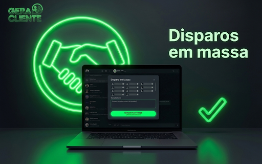 Gera Cliente - Extensão do Whatsapp para vender até 4x mais :: Focada em ser um guia rápido para o usuário dentro da extensão. Gera Cliente: A sua Central de Vendas definitiva.