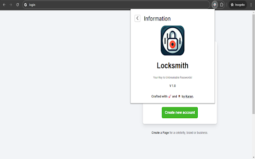 Locksmith - Strong Password Generator :: Locksmith generates secure, random passwords with a click, ensuring unique passwords to keep your credentials safe and protected.