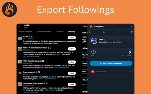 X-Exporter - Export Twitter Followers :: Download X followers/following as CSV, Excel, or JSON. Easy data export—no coding required!