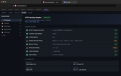 Kernel DevTools :: Built-in developer tools for Kernel Browser — console, network, DOM, storage, CSS inspector, and more.