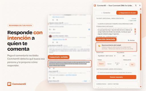 Commentli – AI LinkedIn Comments in Your Voice :: Write LinkedIn comments with AI that learns your voice. Edit, refine and post faster, always in your own style.