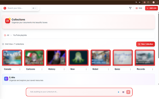 Linkorium :: Save and organize your bookmarks with Linkorium