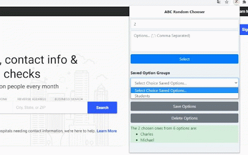 ABC Random Chooser :: A random choice couldn't be easier!