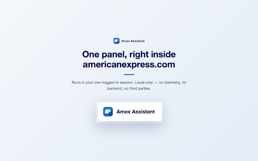 Amex Assistant :: Add an Amex Offer to multiple eligible cards and check the result for each card. No developer-operated backend or telemetry.