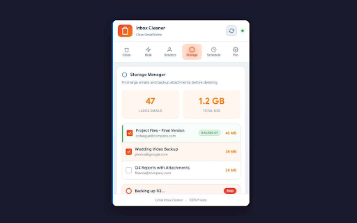 Intelligent Inbox Cleaner - Email Cleaner for Gmail :: Clean inbox fast. Bulk delete & Unsubscribe emails, get inbox zero with AI protection, scheduled cleaning & storage manager