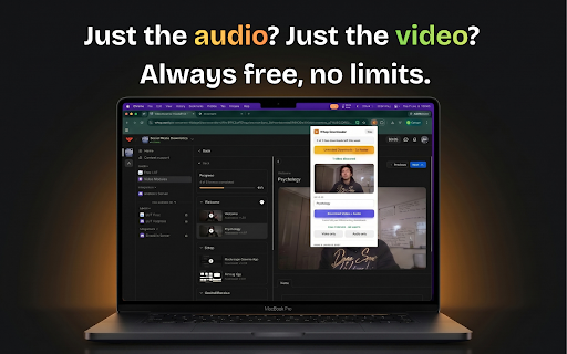 Whop Downloader :: Free Whop video downloader. 3 full MP4 downloads/week free forever. Unlimited with Pro. Audio & video-only always 100% free.