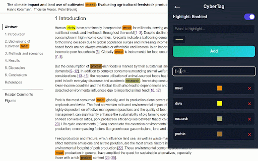 Chrome Highlighter — Free Text & Word Highlighter for Webpages :: Highlight words on any webpage with custom colors. Manage your list easily and boost focus while studying or researching.