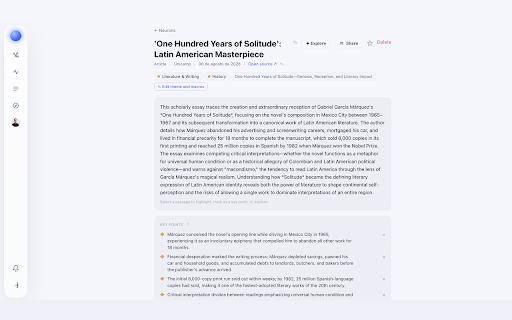 Neurum: keep your knowledge :: Save any page or selected passage as a Neuron in your Neurum knowledge web, summarized and organized by AI.