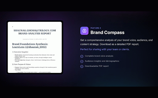 Prism AI for Twitter :: Generate AI-powered tweets that match your brand voice. Free in beta.