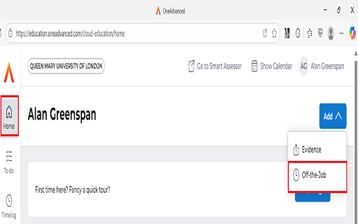 OTJ Autofill :: Autofills the Add Off-the-Job Hours form on Smart Assessor