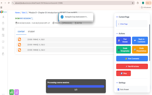 Edunext Premium Auto :: EduNext Auto Tools là tiện ích mở rộng Google Chrome mạnh mẽ, hỗ trợ sinh viên trên nền tảng EduNext.