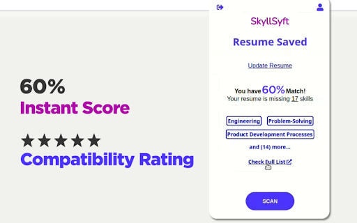 SKYLLSYFT :: FREE Resume - Job Skills Analyser