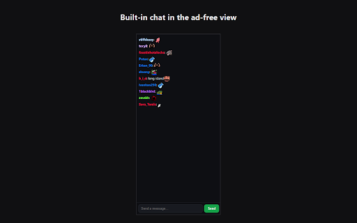 Kick Adblocker :: Blocks display ads and trackers on kick.com, plus a one-click ad-free player button for channels.
