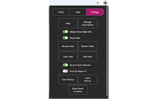 Pokernow HUD :: Heads-up display for the poker website pokernow.club, now with notes! Be sure to read through the help page which can be accessed…