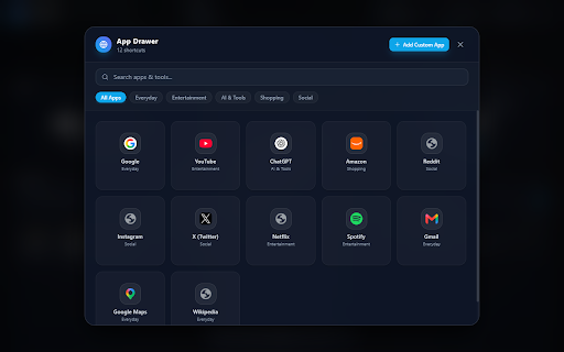 ZenithTab - New Tab Dashboard :: A customizable new tab dashboard: drag-and-drop widgets, bookmarks, news, weather, calendar, habits and dynamic wallpapers.