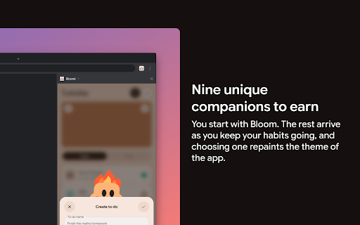 Bloomi: Habit Tracker and Focus Timer :: Daily habits, a focus timer and quiet music in Chrome's side panel. Free, with no account.