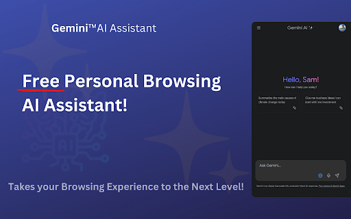Gemini™ AI Assistant ✨ :: Side-panel AI Browsing Assistant