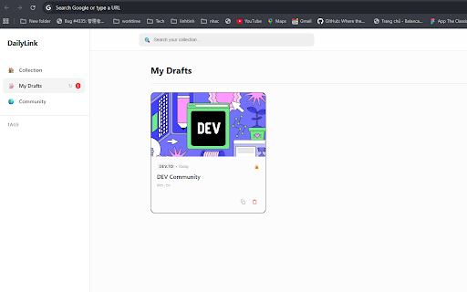 DailyLink - Save everything. Share what matters. :: Quickly save any link to your DailyLink collection with one click