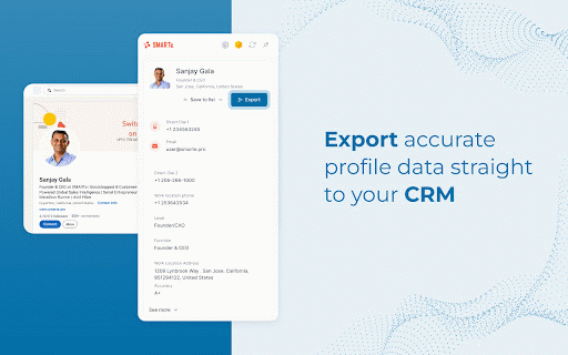 SMARTe Prospector :: Find mobile numbers and business emails while researching prospects anywhere on the web.