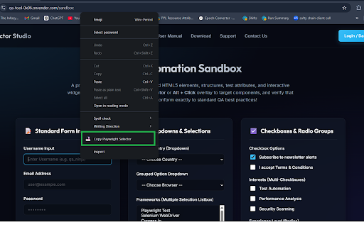 Playwright Selector Tool :: Playwright Selector Studio: version 1.3.0 Unified Automation Locator & JSON Tool
Selector Studio is the ultimate browser companion…