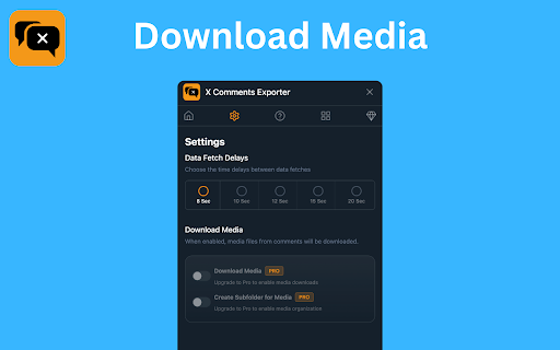 X Comments Exporter - Export Twitter Comments :: Download X (Twitter) replies in one click. X Comments Exporter makes reply scraping easy for research, backup, and insights.
