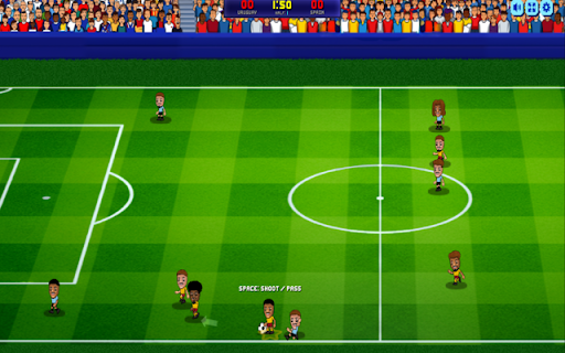 Soccer Bros 2 :: Soccer Bros 2 is a soccer game where you can play with your friends online.