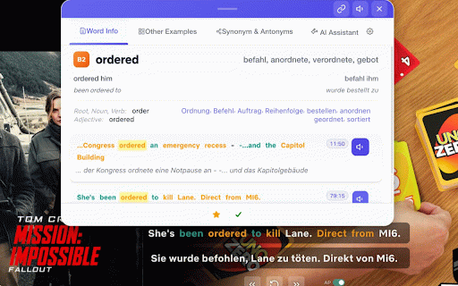 FluentHub AI: Dual Subtitles & Language Learning for YouTube & Netflix :: AI subtitle translator for YouTube & Netflix. Learn languages with smart translations, collocations, and vocab tools.