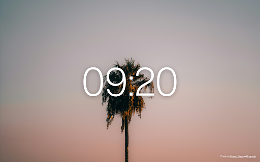 Zen Moment :: A calm new tab. Centered clock, daily-rotating Unsplash photo, heart the ones you love. Private, lightweight, zero ads.