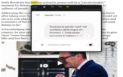 Younint AI :: Younint AI è un’estensione intelligente progettata per potenziare l’apprendimento linguistico e la produttività. Quando l’utente…