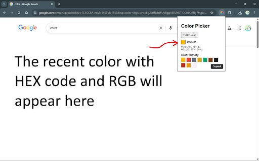 Color Picker :: Pick a color from the page and get its HEX code