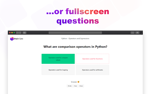BrainGate.io - Train your brain not your feed :: Micro learn while you browse the internet